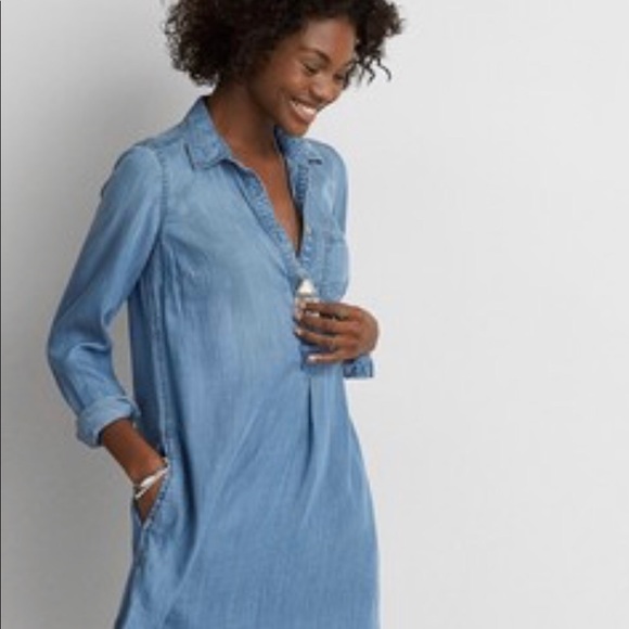 american eagle denim dress